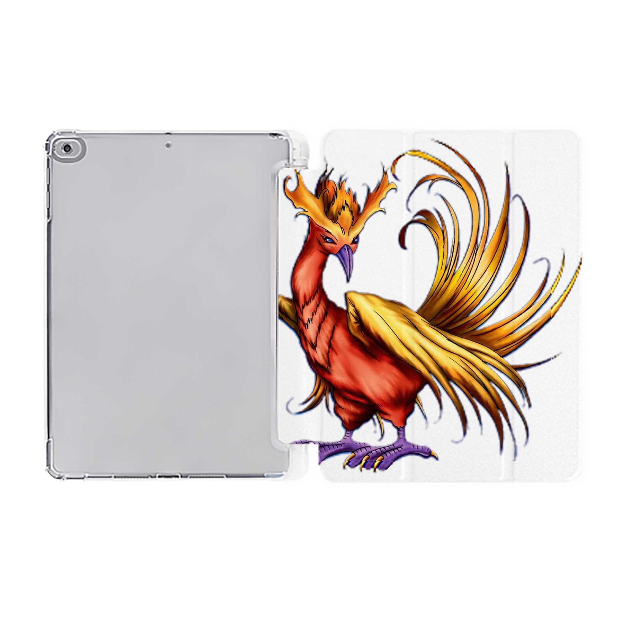 （画像用） 遊☆戯☆王 Yu-Gi-Oh! IPad ケース ペン収納付き 三つ折りスタンド PUレザー×シリコン 対応機種9.5/10.5/10.9インチ